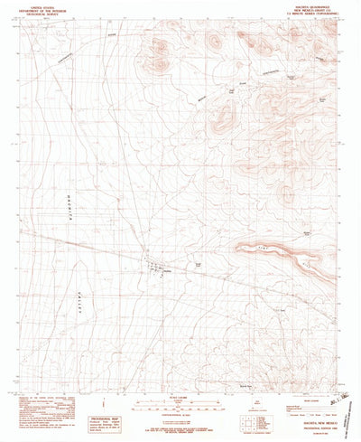 United States Geological Survey Hachita, NM (1982, 24000-Scale) digital map