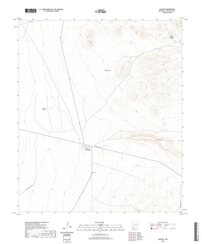 United States Geological Survey Hachita, NM (2020, 24000-Scale) digital map