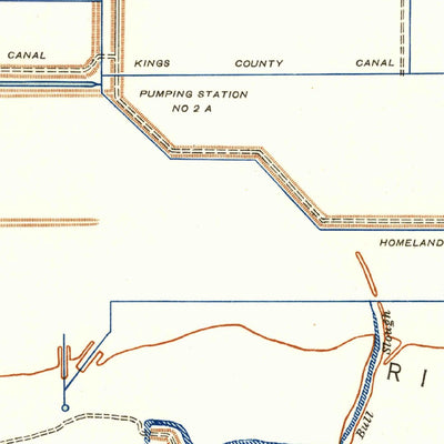 United States Geological Survey Hacienda Ranch, CA (1942, 62500-Scale) digital map