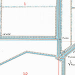 United States Geological Survey Hacienda Ranch NW, CA (1954, 24000-Scale) digital map