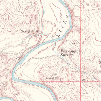 United States Geological Survey Hackamore Ranch, CO (1966, 24000-Scale) digital map