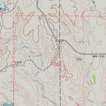 United States Geological Survey Hackberry Creek, KS (1973, 24000-Scale) digital map