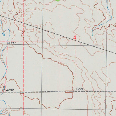 United States Geological Survey Hackberry Creek, NE (1979, 24000-Scale) digital map