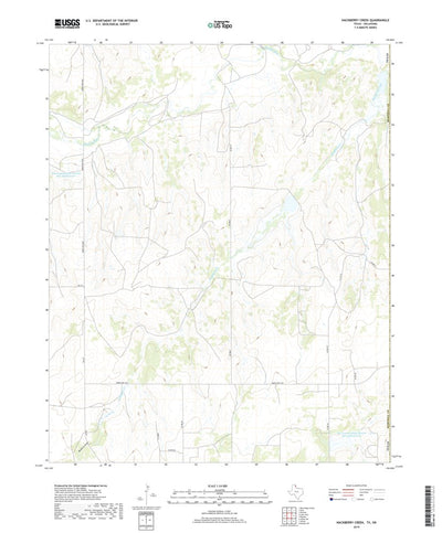 United States Geological Survey Hackberry Creek, TX (2019, 24000-Scale) digital map