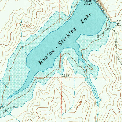 United States Geological Survey Hackberry Creek, TX-OK (1967, 24000-Scale) digital map
