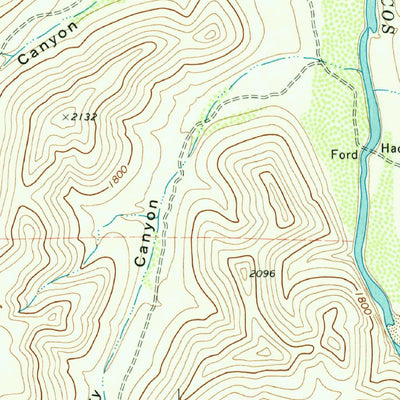 United States Geological Survey Hackberry Crossing, TX (1973, 24000-Scale) digital map