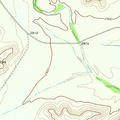United States Geological Survey Hackberry Draw NE, TX (1969, 24000-Scale) digital map