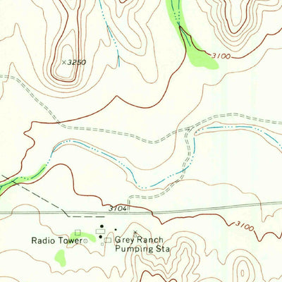 United States Geological Survey Hackberry Draw SW, TX (1969, 24000-Scale) digital map