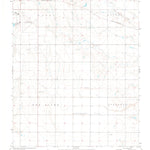 United States Geological Survey Hackberry Flat, OK (1974, 24000-Scale) digital map