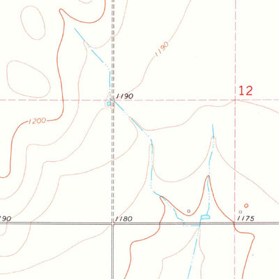 United States Geological Survey Hackberry Flat, OK (1974, 24000-Scale) digital map