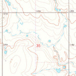 United States Geological Survey Hackberry Flat, OK (1974, 24000-Scale) digital map