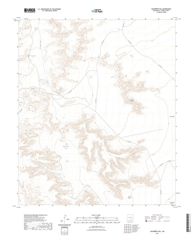 United States Geological Survey Hackberry Hill, NM (2023, 24000-Scale) digital map