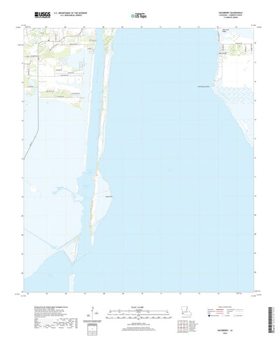 United States Geological Survey Hackberry, LA (2020, 24000-Scale) digital map