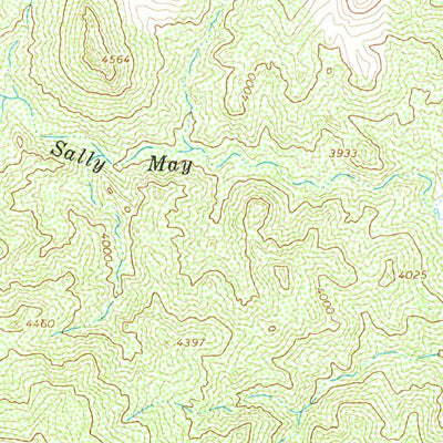 United States Geological Survey Hackberry Mountain, AZ (1967, 24000-Scale) digital map