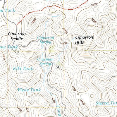 United States Geological Survey Hackberry Mountain, AZ (2021, 24000-Scale) digital map