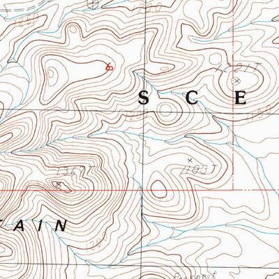 United States Geological Survey Hackberry Mountain, CA (1984, 24000-Scale) digital map