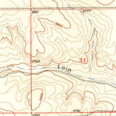 United States Geological Survey Hackberry Ranch, NM (1955, 24000-Scale) digital map