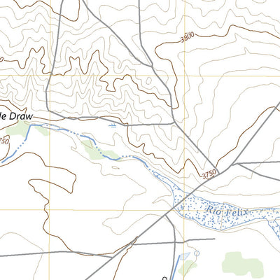 United States Geological Survey Hackberry Ranch, NM (2023, 24000-Scale) digital map