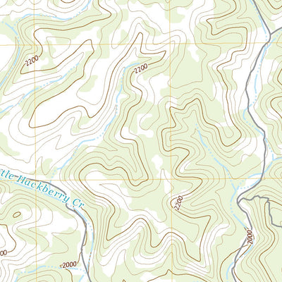 United States Geological Survey Hackberry, TX (2022, 24000-Scale) digital map