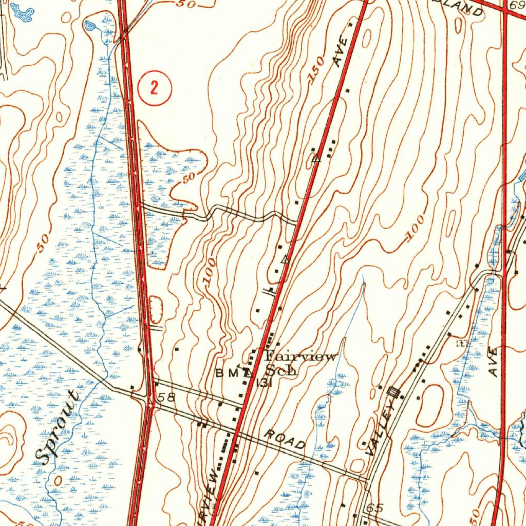 Hackensack, NJ (1940, 31680-Scale) Map by United States Geological ...