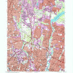 United States Geological Survey Hackensack, NJ (1955, 24000-Scale) digital map