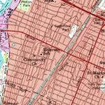 United States Geological Survey Hackensack, NJ (1955, 24000-Scale) digital map
