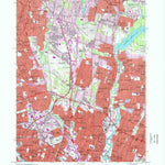 United States Geological Survey Hackensack, NJ (1997, 24000-Scale) digital map