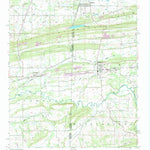 United States Geological Survey Hackett, AR-OK (1948, 24000-Scale) digital map