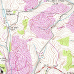 United States Geological Survey Hackett, PA (1953, 24000-Scale) digital map
