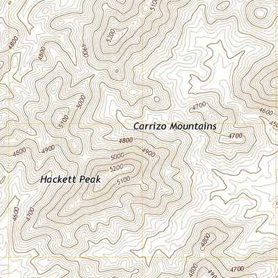 United States Geological Survey Hackett Peak, TX (2022, 24000-Scale) digital map