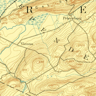 United States Geological Survey Hackettstown, NJ (1894, 62500-Scale) digital map