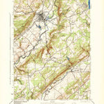 United States Geological Survey Hackettstown, NJ (1943, 31680-Scale) digital map