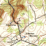 United States Geological Survey Hackettstown, NJ (1943, 31680-Scale) digital map