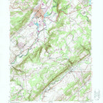 United States Geological Survey Hackettstown, NJ (1953, 24000-Scale) digital map