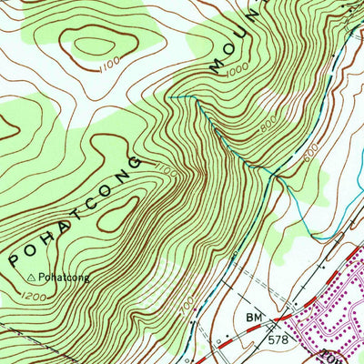United States Geological Survey Hackettstown, NJ (1953, 24000-Scale) digital map