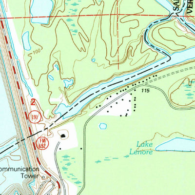 United States Geological Survey Haddens, LA-TX (2003, 24000-Scale) digital map