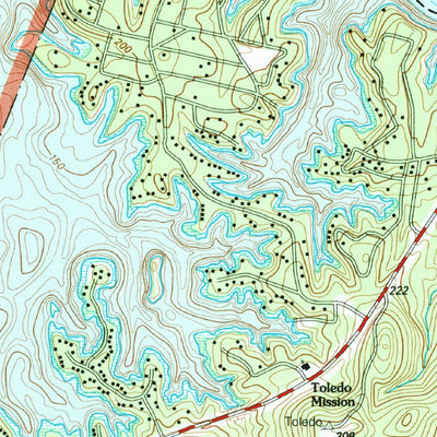 United States Geological Survey Haddens, LA-TX (2003, 24000-Scale) digital map