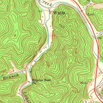 United States Geological Survey Haddix, KY (1972, 24000-Scale) digital map