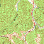United States Geological Survey Haddix, KY (1972, 24000-Scale) digital map