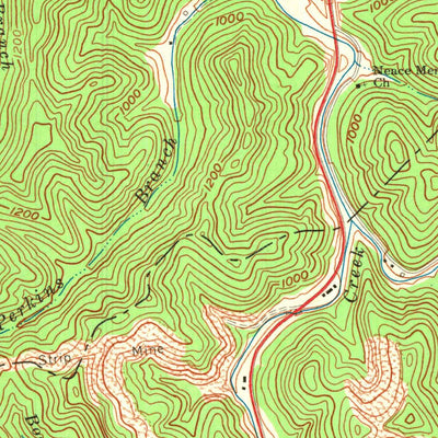 United States Geological Survey Haddix, KY (1972, 24000-Scale) digital map