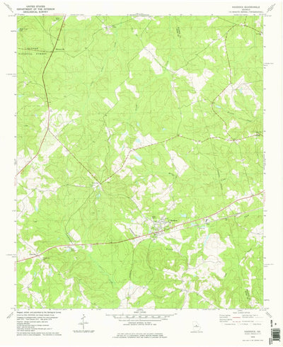 United States Geological Survey Haddock, GA (1978, 24000-Scale) digital map