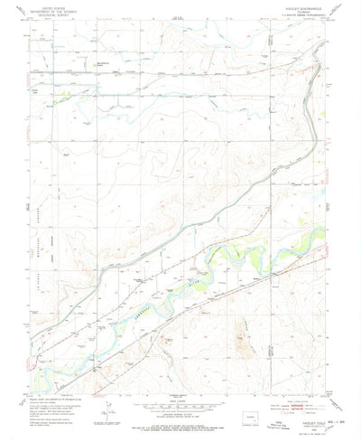 United States Geological Survey Hadley, CO (1953, 24000-Scale) digital map