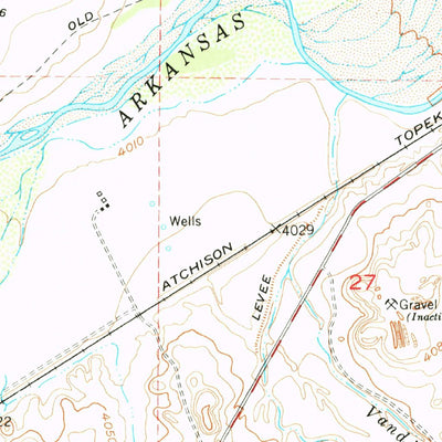 United States Geological Survey Hadley, CO (1953, 24000-Scale) digital map