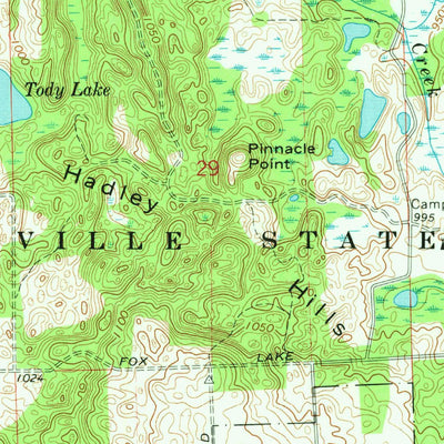 United States Geological Survey Hadley, MI (1968, 24000-Scale) digital map