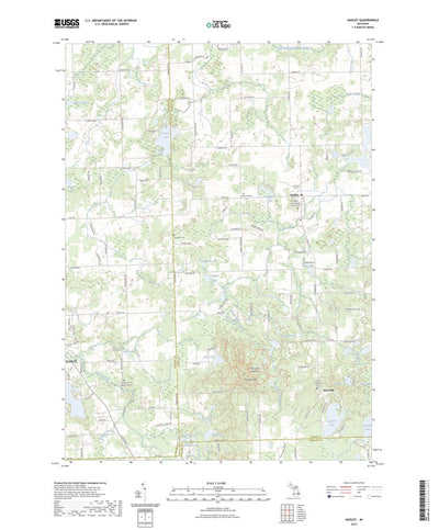United States Geological Survey Hadley, MI (2023, 24000-Scale) digital map