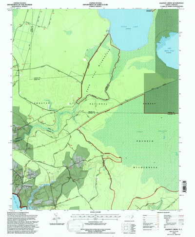 United States Geological Survey Hadnot Creek, NC (1994, 24000-Scale) digital map