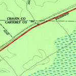 United States Geological Survey Hadnot Creek, NC (1994, 24000-Scale) digital map