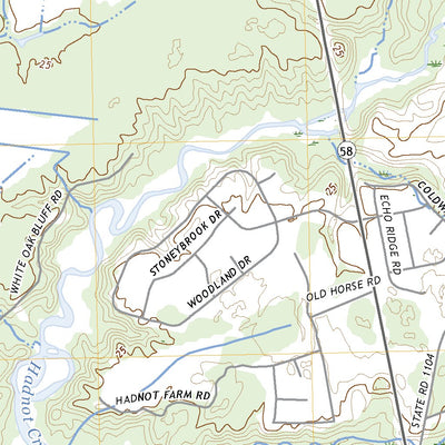 United States Geological Survey Hadnot Creek, NC (2022, 24000-Scale) digital map