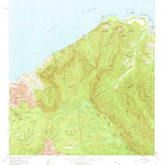 United States Geological Survey Haena, HI (1965, 24000-Scale) digital map