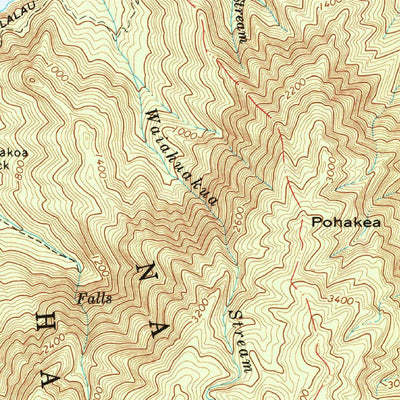 United States Geological Survey Haena, HI (1983, 24000-Scale) digital map